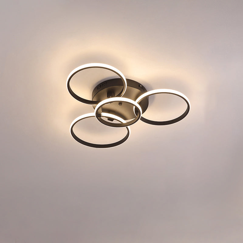 Plafonnier Circulaire Halo à LED – Intensité Variable