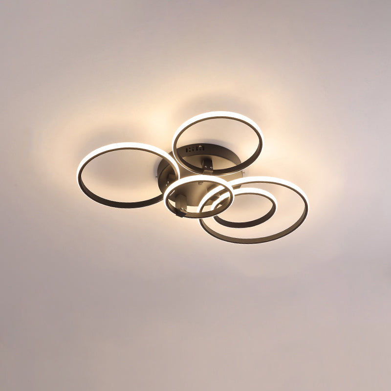 Plafonnier Circulaire Halo à LED – Intensité Variable
