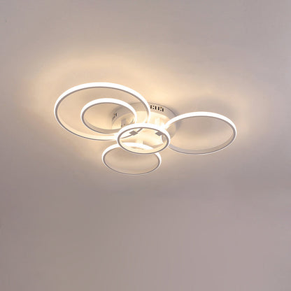 Plafonnier Circulaire Halo à LED – Intensité Variable