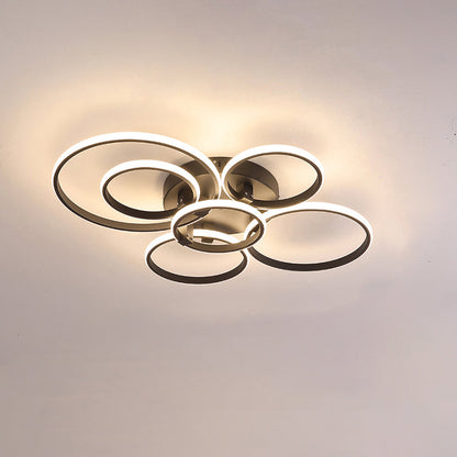 Plafonnier Circulaire Halo à LED – Intensité Variable