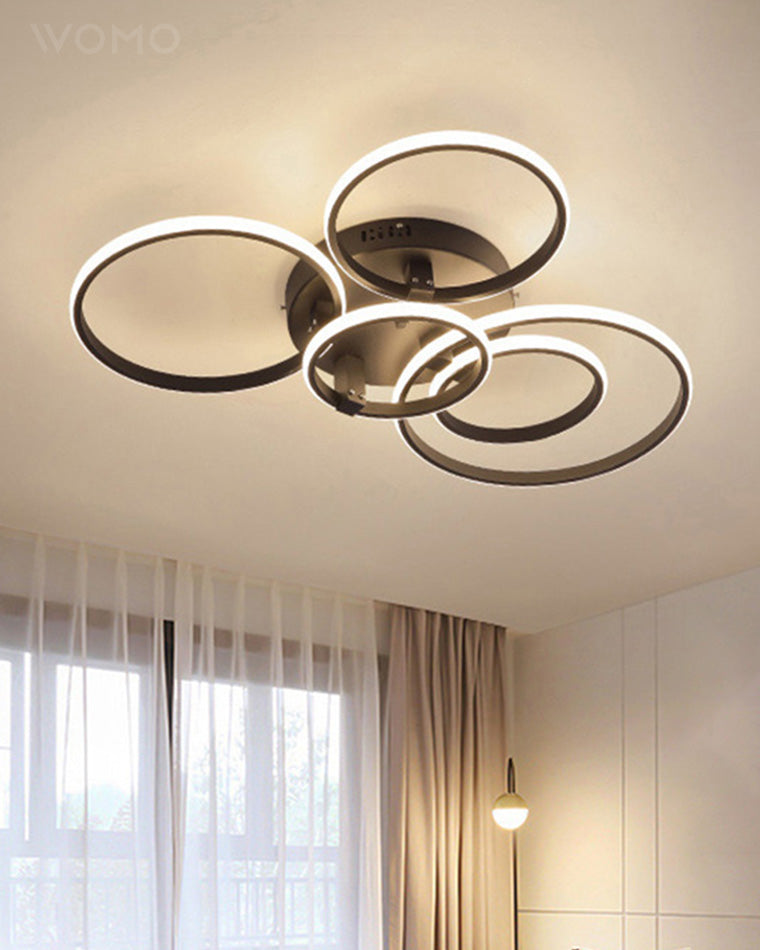 Plafonnier Circulaire Halo à LED – Intensité Variable