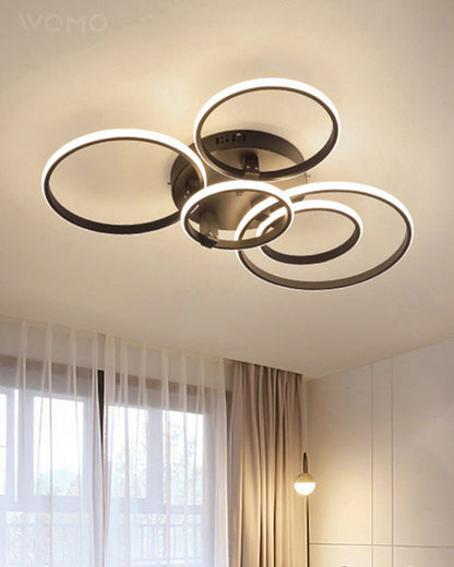 Plafonnier Circulaire Halo à LED – Intensité Variable