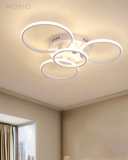 Plafonnier Circulaire Halo à LED – Intensité Variable