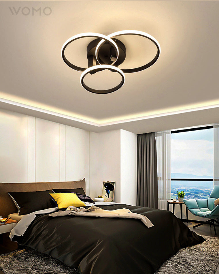 Plafonnier Circulaire Halo à LED – Intensité Variable