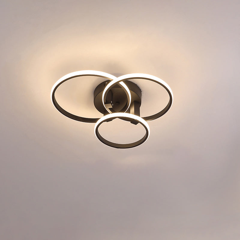 Plafonnier Circulaire Halo à LED – Intensité Variable