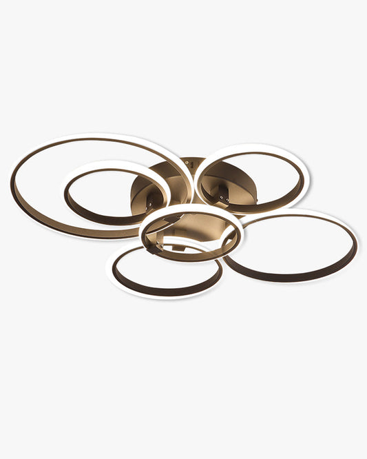 Plafonnier Circulaire Halo à LED – Intensité Variable