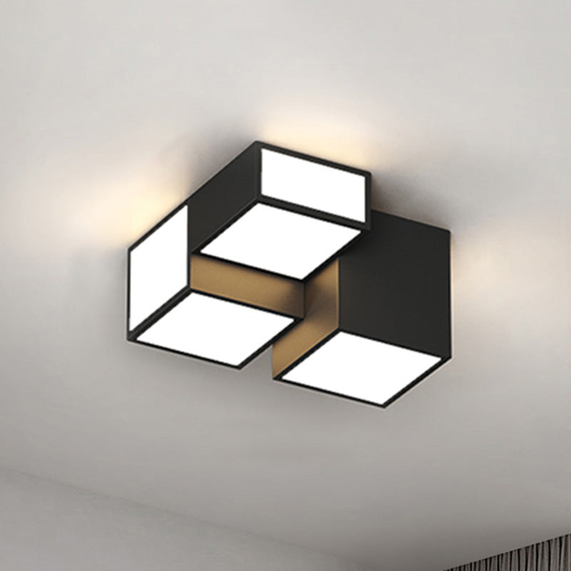 Plafonnier Cube Élégant