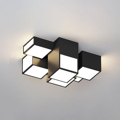 Plafonnier Cube Élégant
