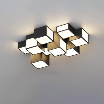 Plafonnier Cube Élégant