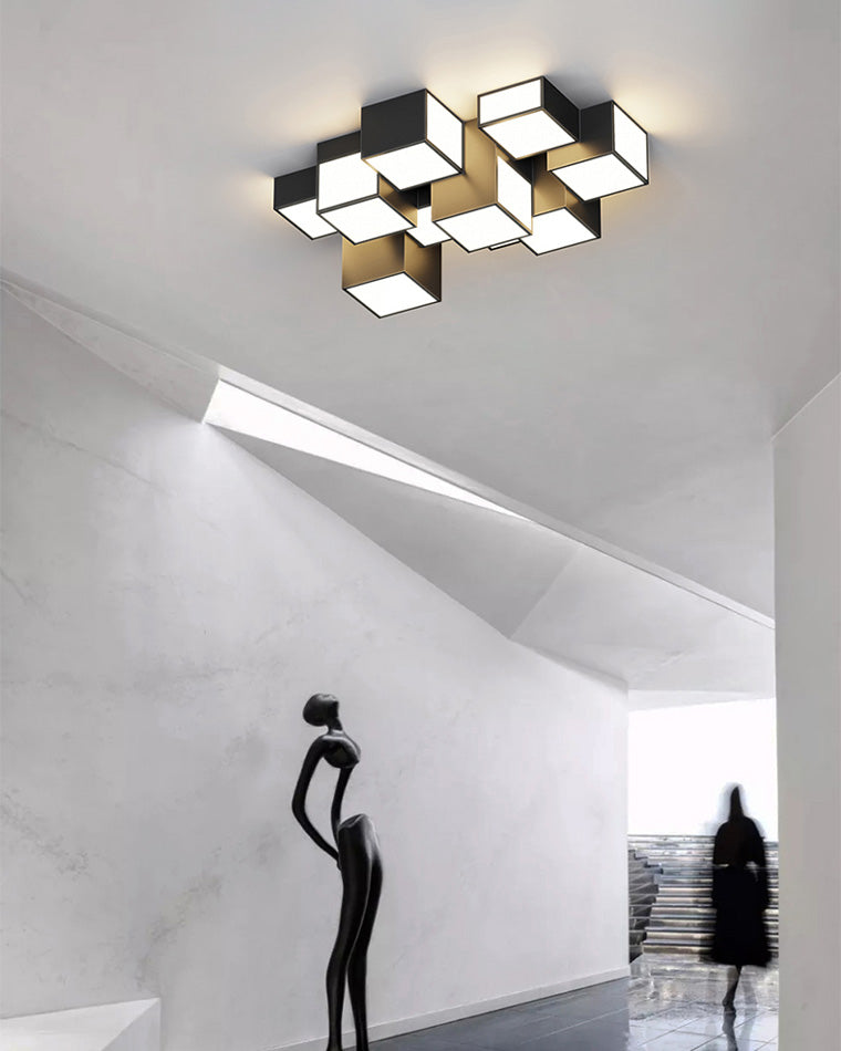 Plafonnier Cube Élégant