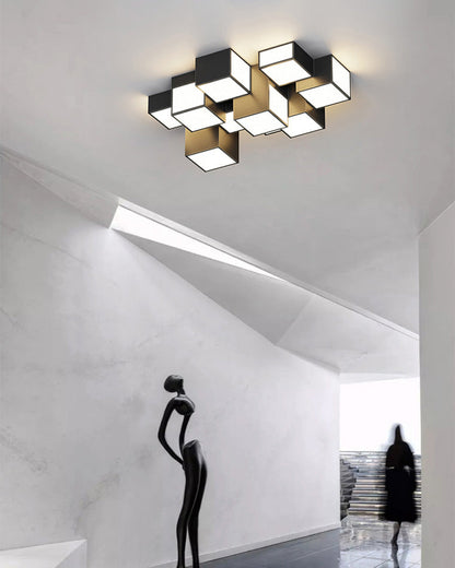 Plafonnier Cube Élégant
