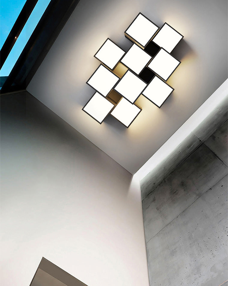 Plafonnier Cube Élégant