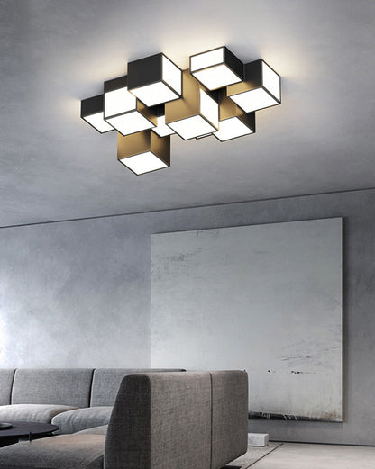 Plafonnier Cube Élégant