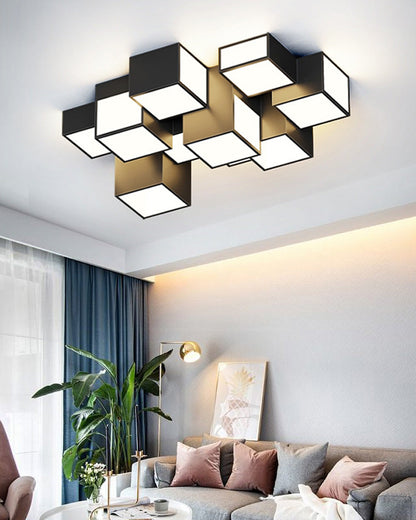 Plafonnier Cube Élégant