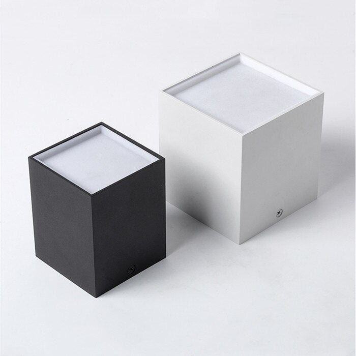 Plafonnier Cube LED Design Aluminium