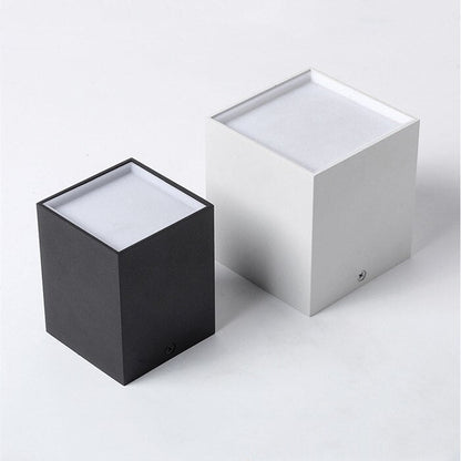 Plafonnier Cube LED Design Aluminium