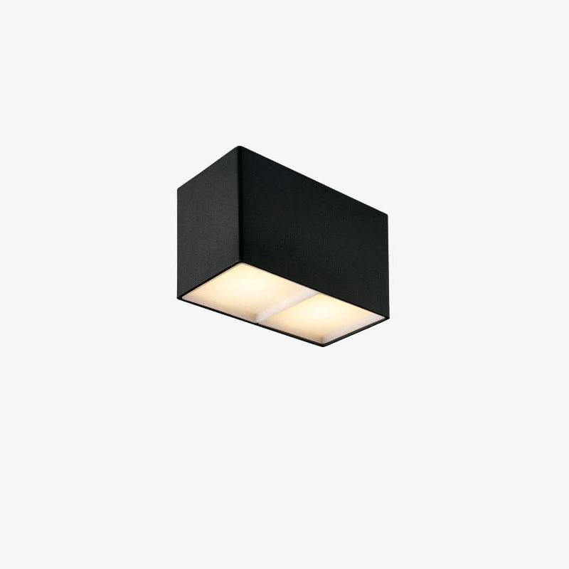 Plafonnier Cube LED Design Aluminium