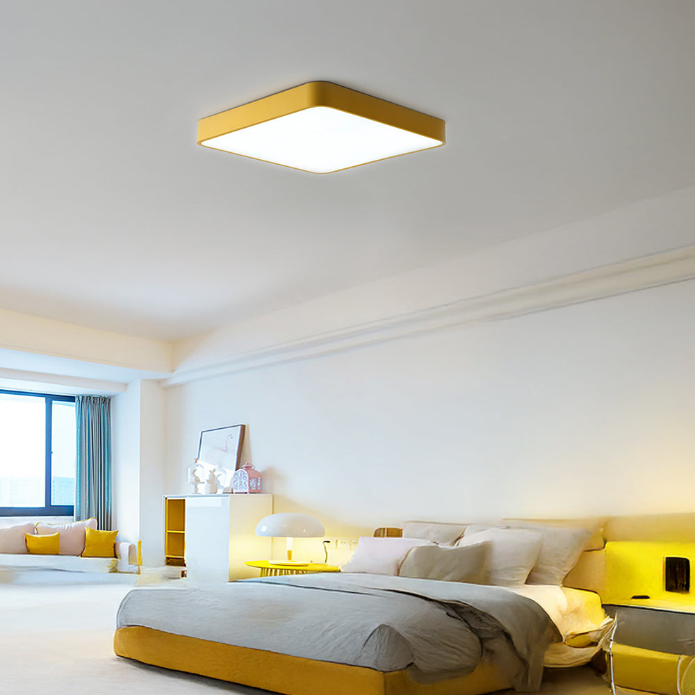 Plafonnier Design Élégance LED - Lumière Douce pour Salon