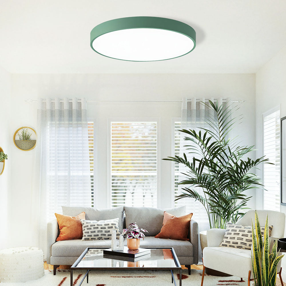 Plafonnier Design Élégance LED - Lumière Douce pour Salon