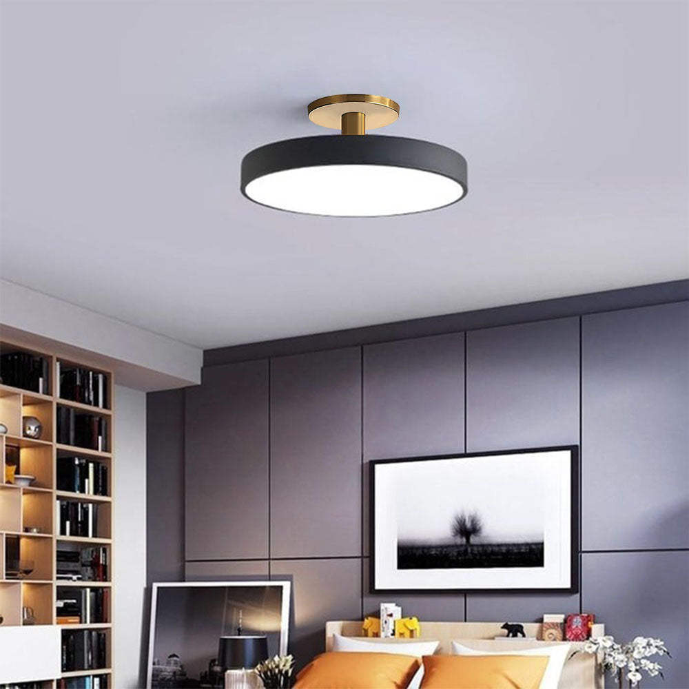 Plafonnier Design Élégance Minimaliste - Simplicité Rond LED