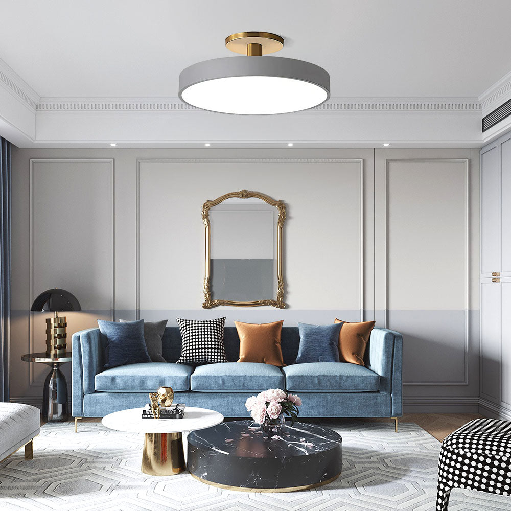Plafonnier Design Élégance Minimaliste - Simplicité Rond LED