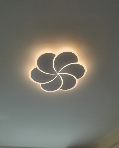 Plafonnier Design Fleur à Intensité Variable