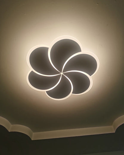 Plafonnier Design Fleur à Intensité Variable
