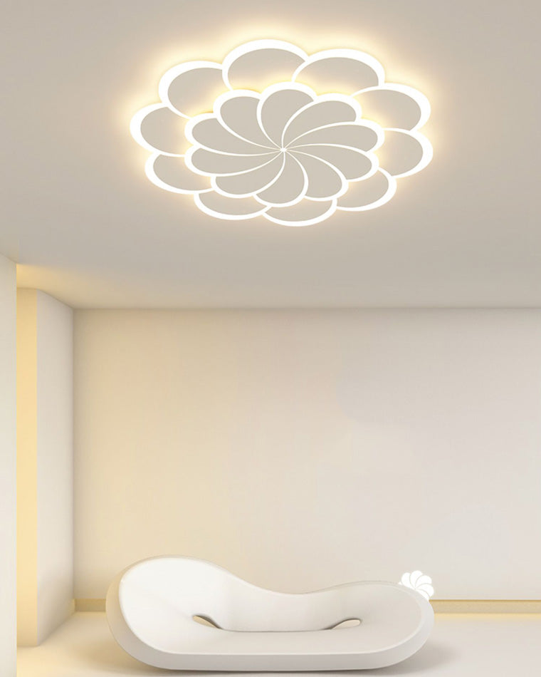 Plafonnier Design Fleur à Intensité Variable