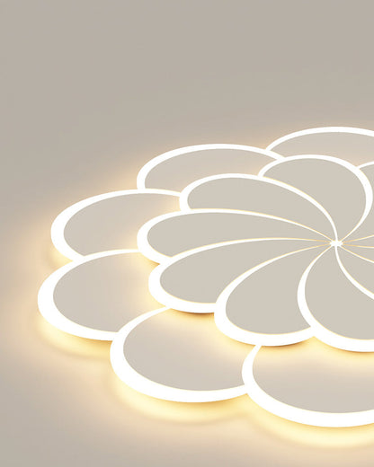 Plafonnier Design Fleur à Intensité Variable