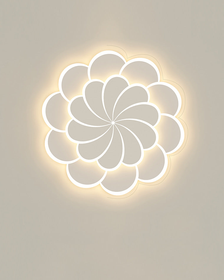 Plafonnier Design Fleur à Intensité Variable