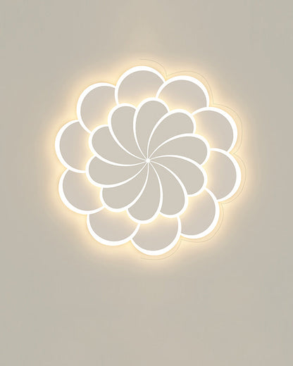 Plafonnier Design Fleur à Intensité Variable
