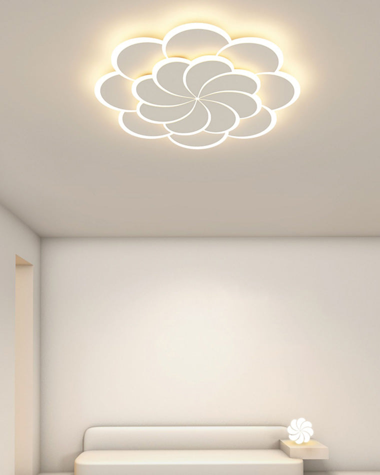 Plafonnier Design Fleur à Intensité Variable