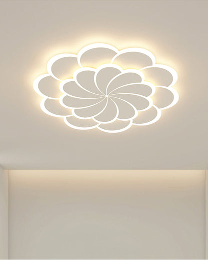 Plafonnier Design Fleur à Intensité Variable