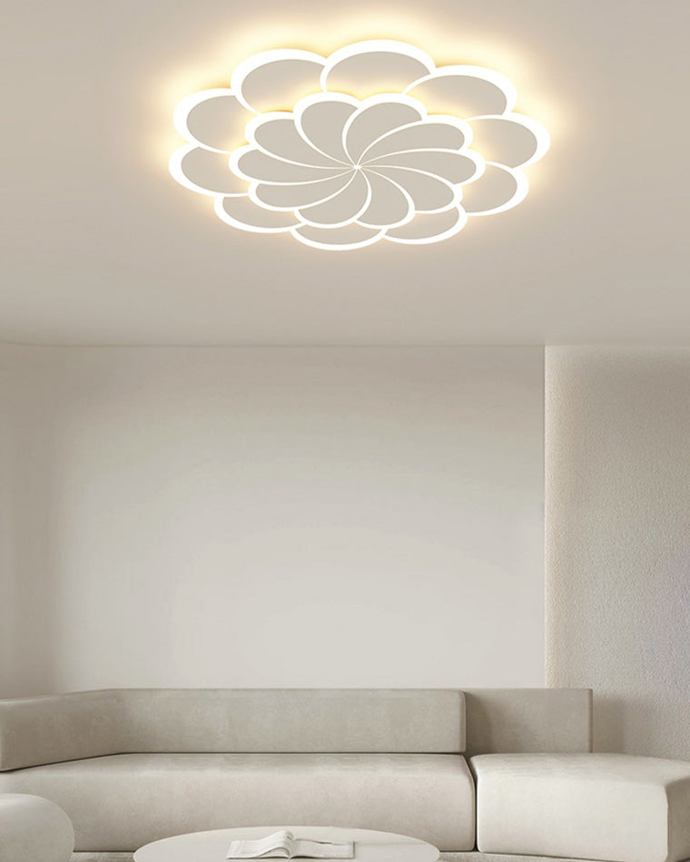 Plafonnier Design Fleur à Intensité Variable