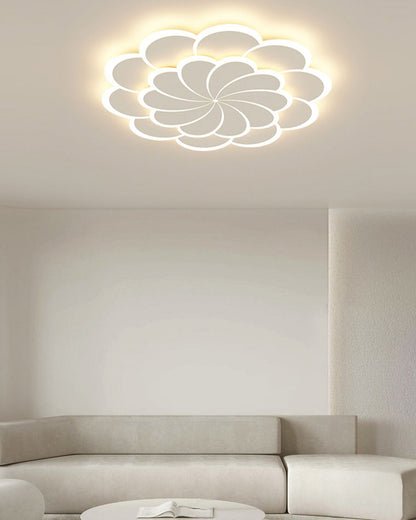 Plafonnier Design Fleur à Intensité Variable