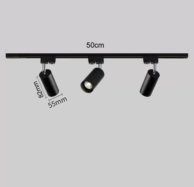 Plafonnier Éclairage Surface Minimaliste - Lumis Noir