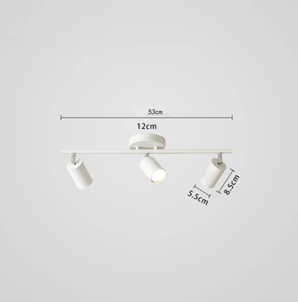 Plafonnier Éclairage Surface Minimaliste - Lumis Noir