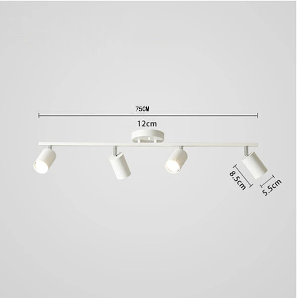 Plafonnier Éclairage Surface Minimaliste - Lumis Noir