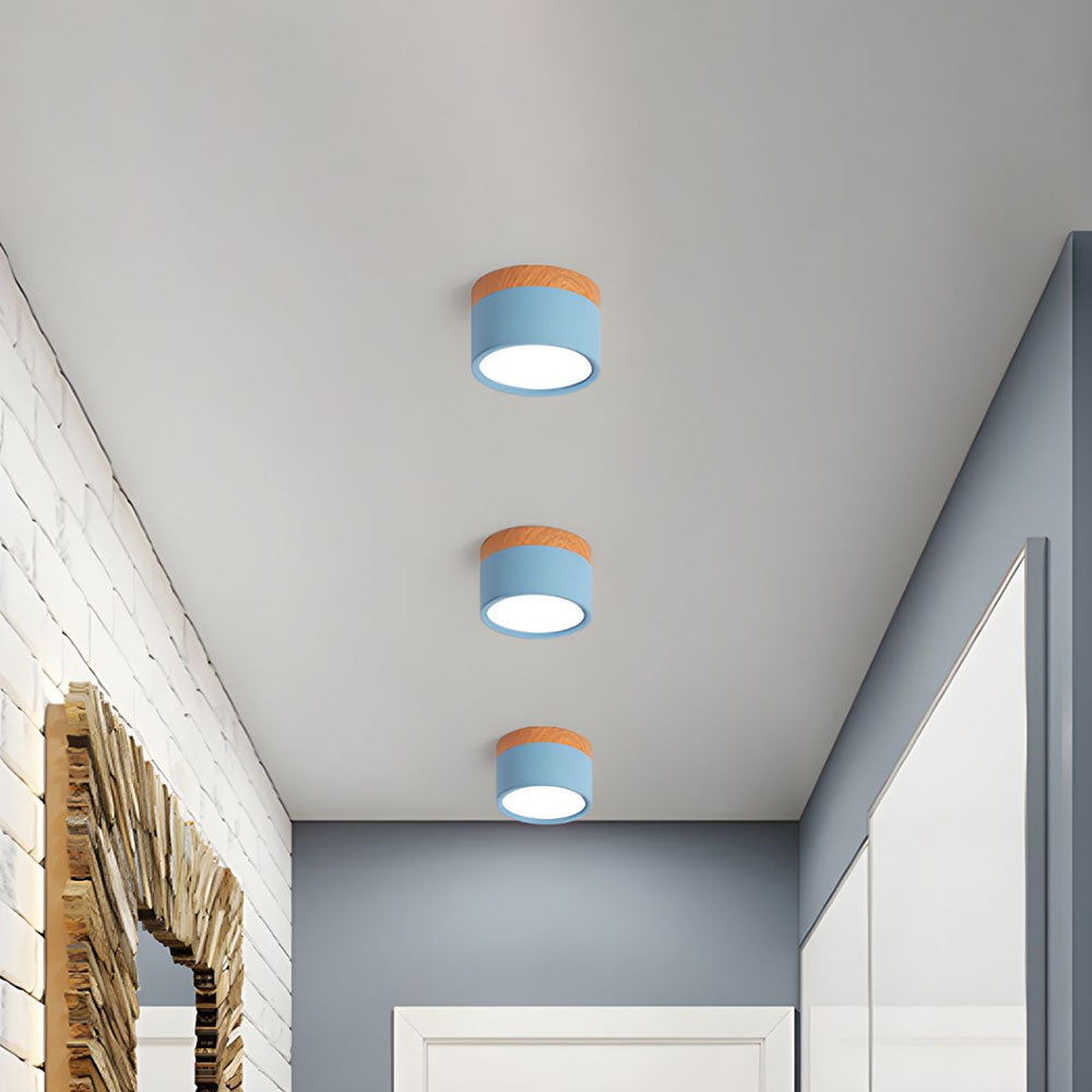 Plafonnier Élégant LED - Cylindre Moderne