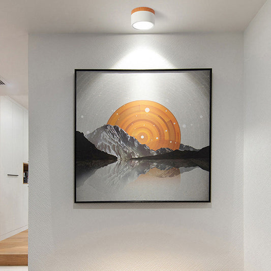 Plafonnier Élégant LED - Cylindre Moderne