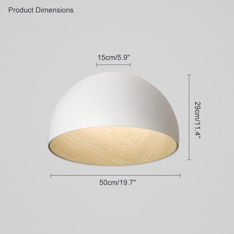 Plafonnier Encastré Asymétrique Dome
