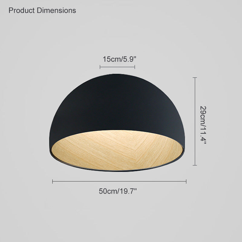 Plafonnier Encastré Asymétrique Dome