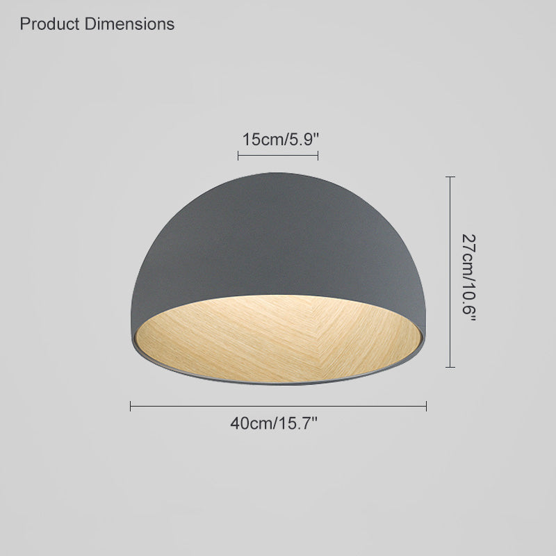 Plafonnier Encastré Asymétrique Dome