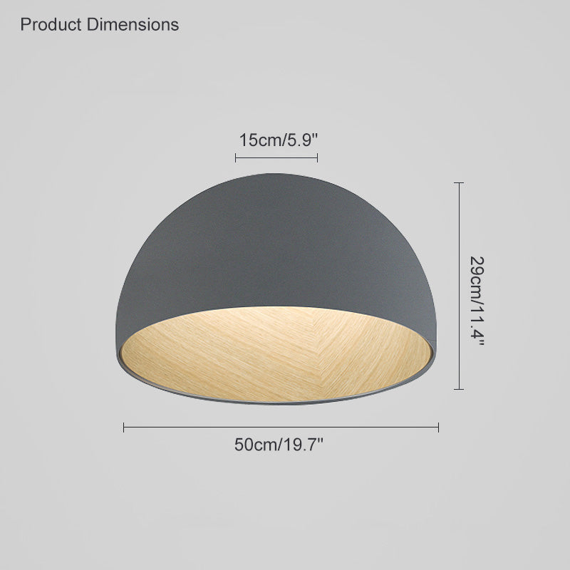 Plafonnier Encastré Asymétrique Dome