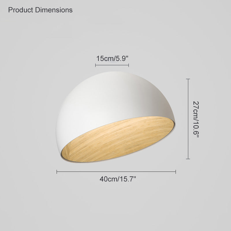 Plafonnier Encastré Asymétrique Dome