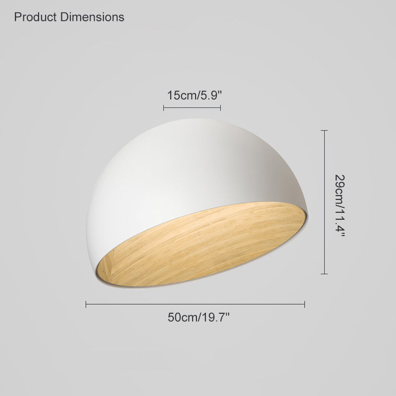 Plafonnier Encastré Asymétrique Dome