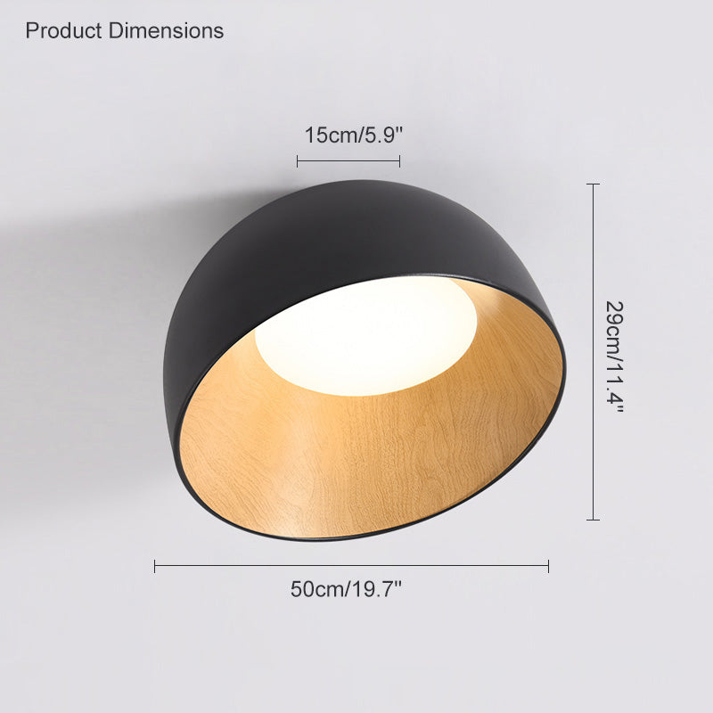 Plafonnier Encastré Asymétrique Dome