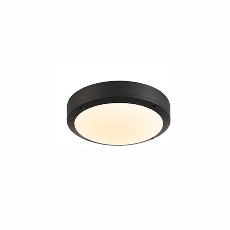 Plafonnier Extérieur Rond Obscura – Minimalisme et Efficacité