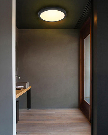 Plafonnier Extérieur Rond Obscura – Minimalisme et Efficacité