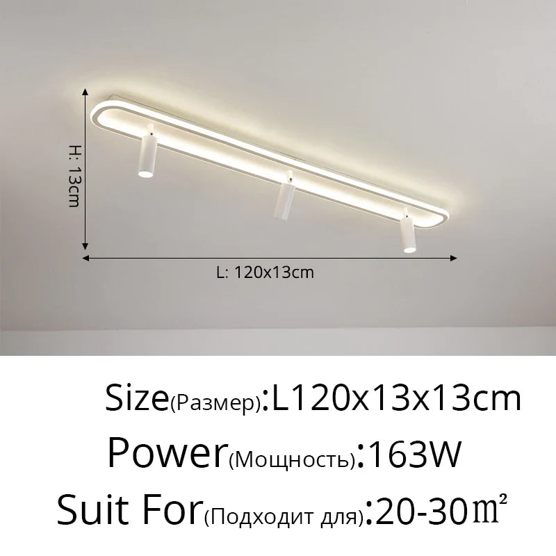 Plafonnier LED Acrylique - Éclat Moderne Design
